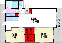 カストル原田の間取り画像