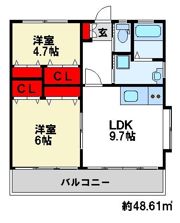 サクラメゾンの間取り画像