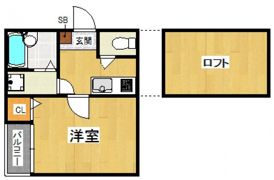 コンフォートベネフィス大橋南2の間取り画像