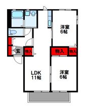 セピアコート赤坂A棟の間取り画像