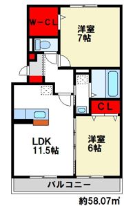 プレステージの間取り画像
