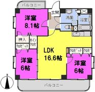リバーサイド弥生の間取り画像