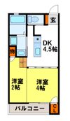 コンフォール石坂の間取り画像