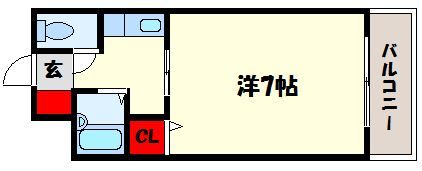 エルフコート新宮の間取り画像