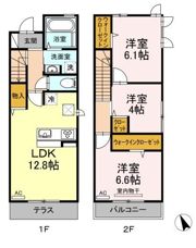 D-room綾の杜の間取り画像