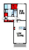 サンフィットハイツ十一号館の間取り画像