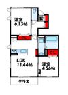 I・M・T SEMPRE HOUSE飛梅B棟の間取り画像