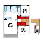 フォレストメゾン篠栗の間取り画像