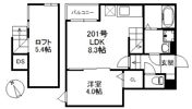 パサージュ箱崎の間取り画像