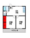 コーポ上野の間取り画像