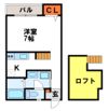 EFIL D-1（エフィールディーワン）の間取り画像