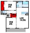 D-roomS・K B棟の間取り画像