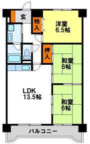 サンテラス街道の間取り画像