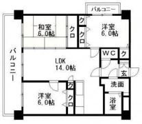 レキシントンスクエア小笹の間取り画像