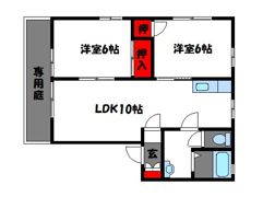 スワン砂場の間取り画像