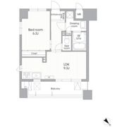 ラクレイス大橋の間取り画像