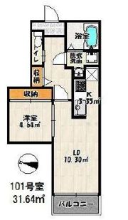 バーンメアオ パトナムの間取り画像