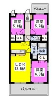 アルバヴィラの間取り画像