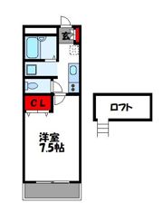 ビッグバレー F棟の間取り画像