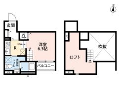 リアンジュ筥松の間取り画像