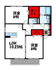 ラーフィア南里A棟の間取り画像