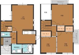 赤坂3丁目戸建の間取り画像