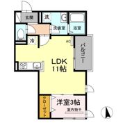コンフォール西新の間取り画像