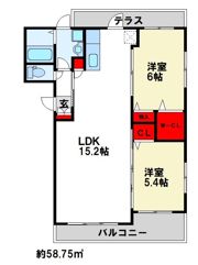 グランドールBの間取り画像