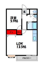 フローレンス志免の間取り画像