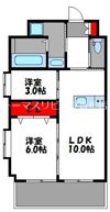 ラファセ九大病院前の間取り画像