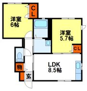 ラ フォーンIIの間取り画像