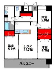 CINQ IWASE BLDの間取り画像