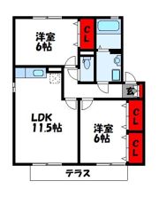 エクセル志免の間取り画像