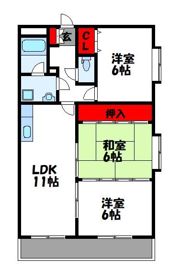 シカセビルの間取り画像
