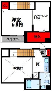 chiave箱崎（キアーヴェ）の間取り画像