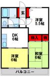 パークサイド都府楼館Iの間取り画像