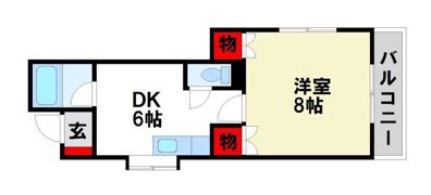 エクセレント筑紫の間取り画像