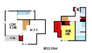 CB都府楼ルネスの間取り画像