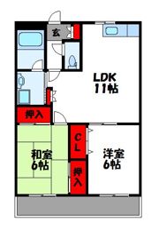 パインハウスの間取り画像
