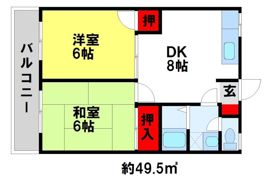 パストラル紫の間取り画像