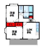 サンティールコスモスA棟の間取り画像
