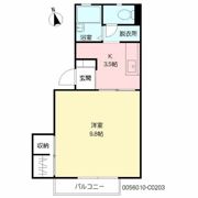 フレグランス南片江C棟の間取り画像
