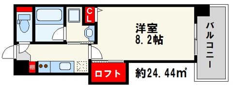 アクタス六本松アネックスの間取り画像