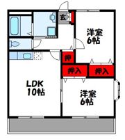 シンヴォレオカナンの間取り画像