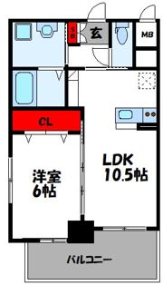 プランドール志免の間取り画像