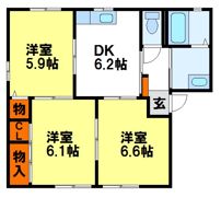 リベルテ筑紫野の間取り画像