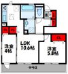D-room長者原の間取り画像