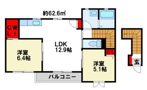 コンフォートハウスVの間取り画像