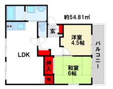MAY美しが丘の間取り画像