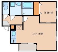 イルミエール千早南の間取り画像
